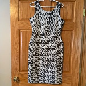 Black & white RD Style Midi Dress